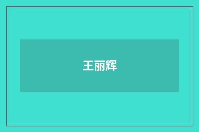 王丽辉