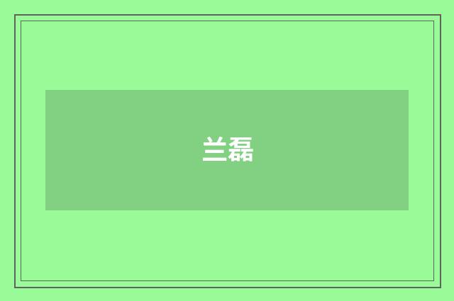兰磊